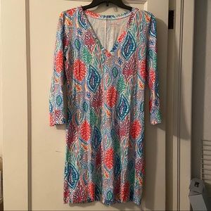 Lilly Pulitzer 3/4 sleeve shirt dress